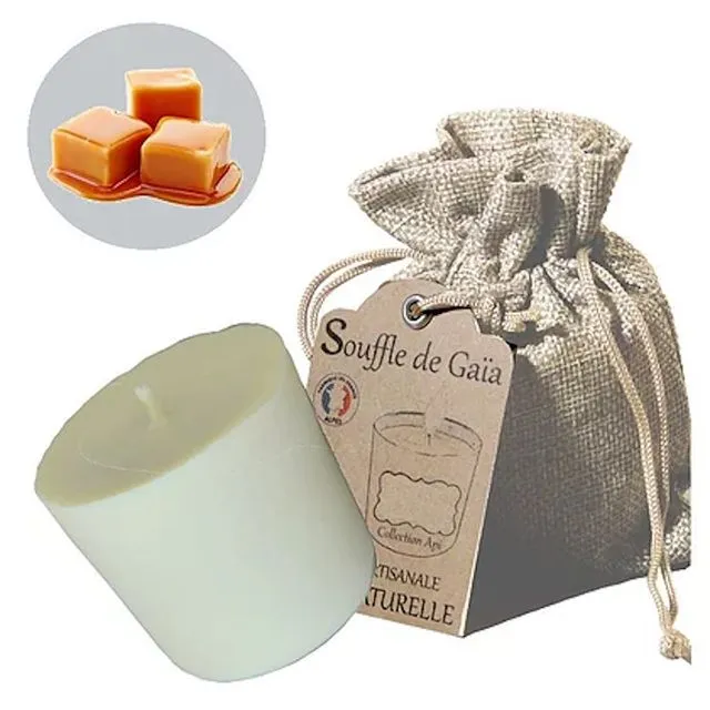 Old Caramel scent wellness candle refill