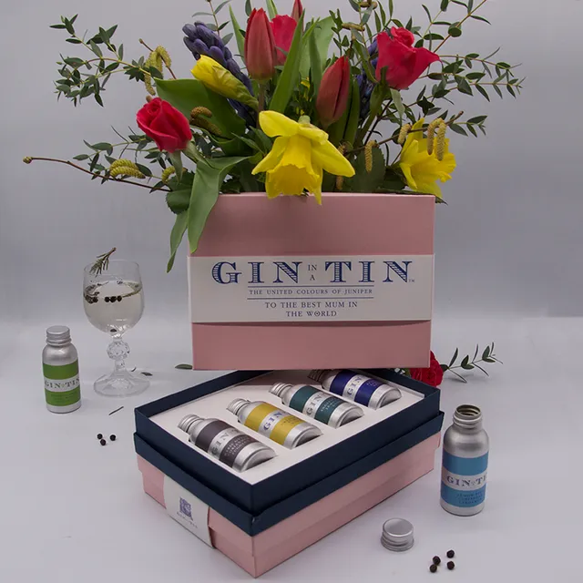 Gift Set Of Four Gins For Mums - Pink Box (Case of 12)