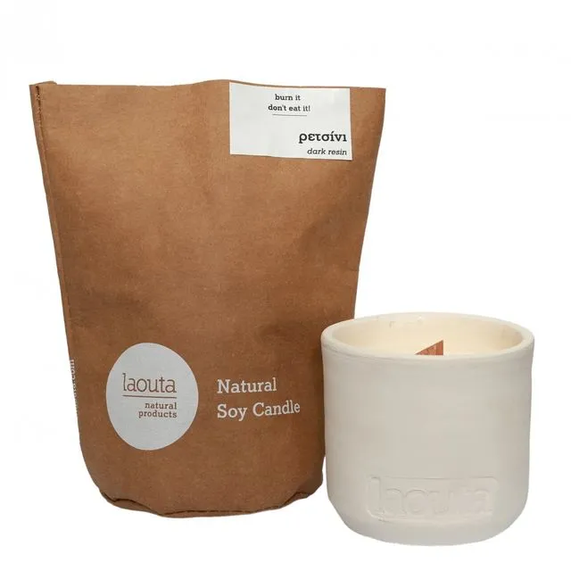 Soy Wax Candle Dark Resin - 200g