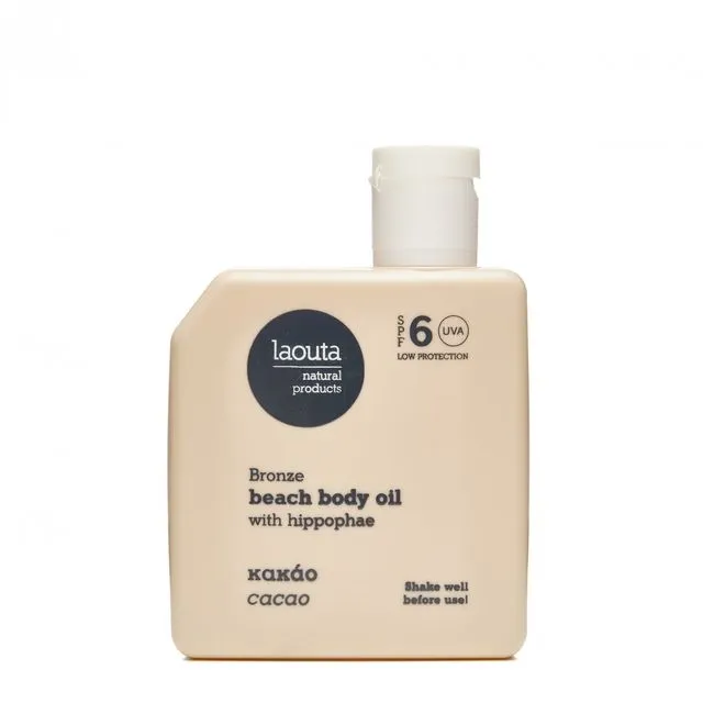 Beach Body Oil SPF 6 With Hippophae & Cacao - 100 ml
