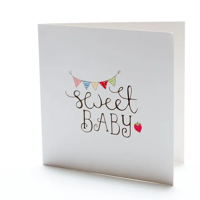 New Baby Card - Sweet Baby Card