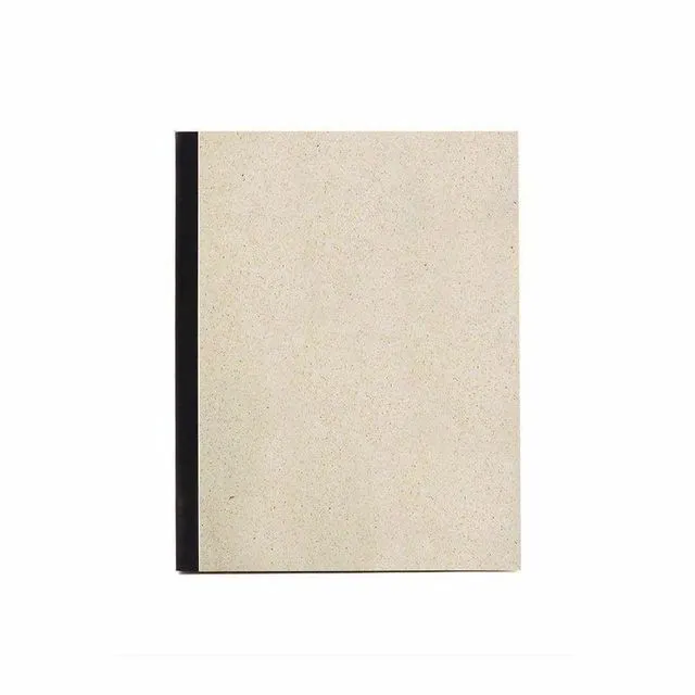 Notepad grass paper - blank with black strip