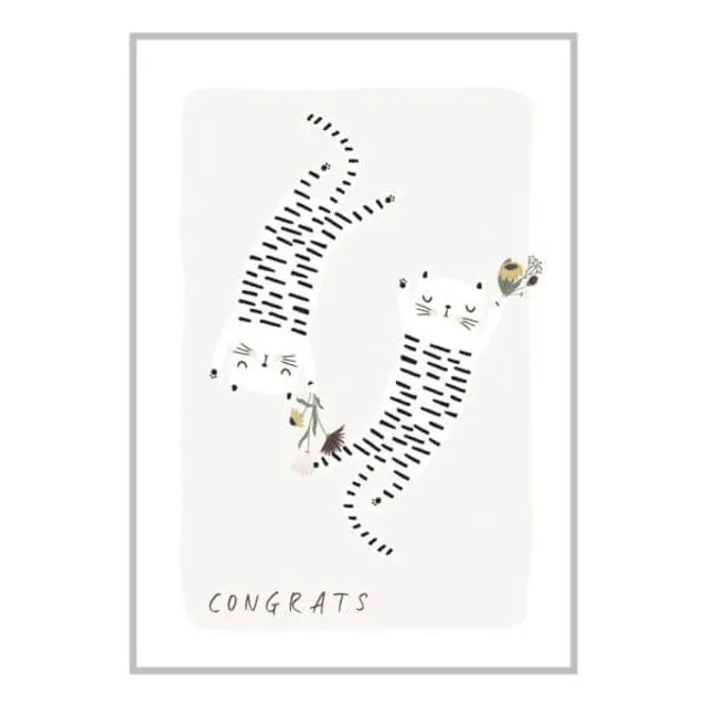 CATS greeting card