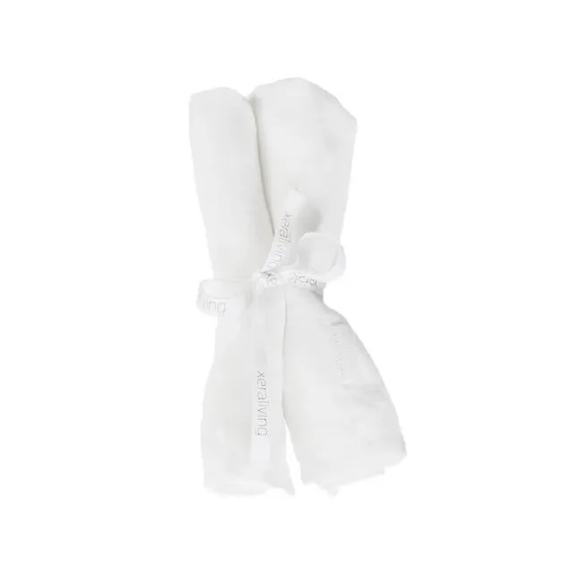 CARLA linen napkins, 40 x 40 cm, 2 pcs - Natural White