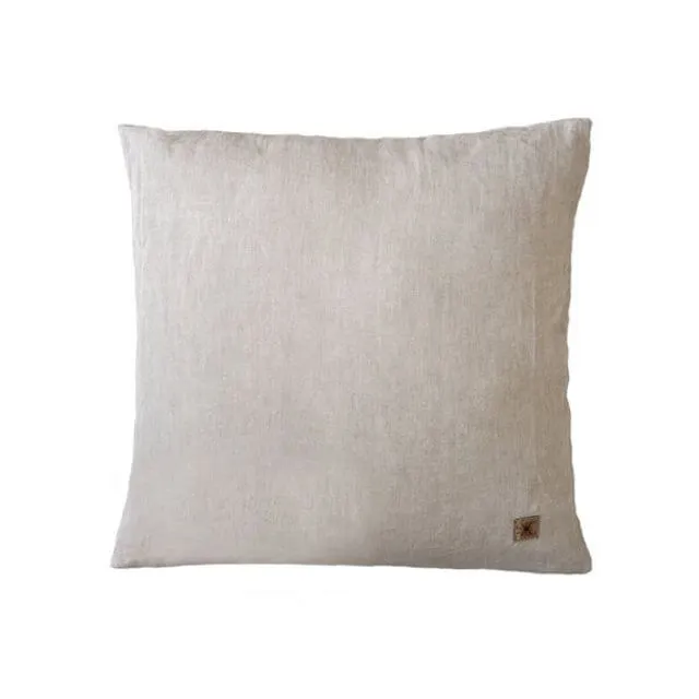 CARLA linen cushion cover, 50 x 50 cm - Linen Colored