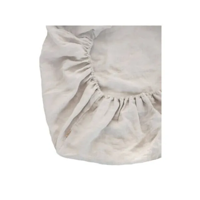 CARLA shaped linen sheet - Linen Colored