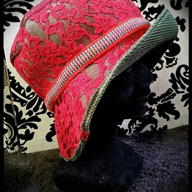Bundle of 10 lace rain women's hats