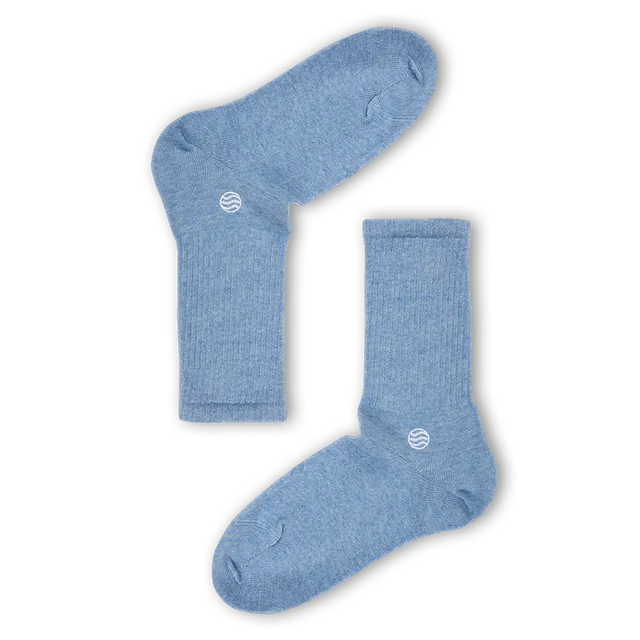Light blue Socks Retro Style