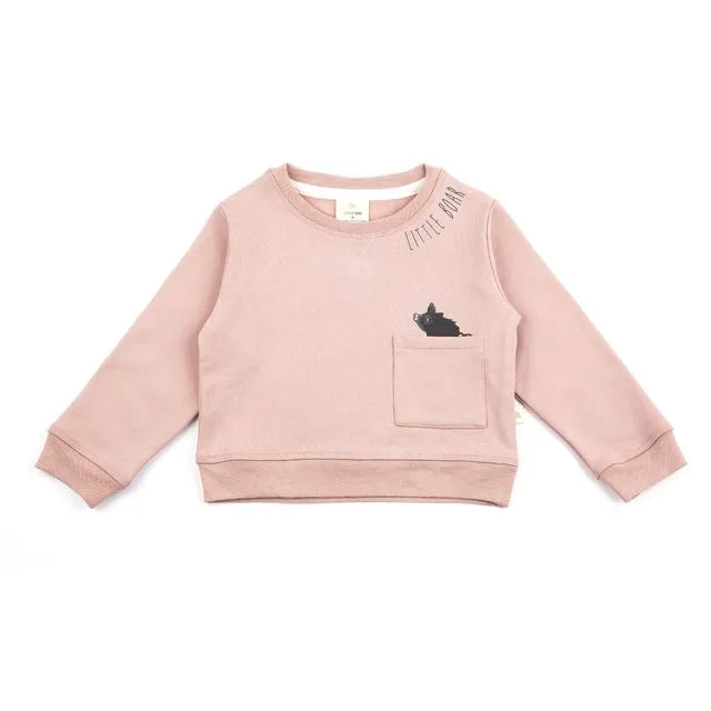 Sweater Marli kids top- Rose Sil Vous Plait