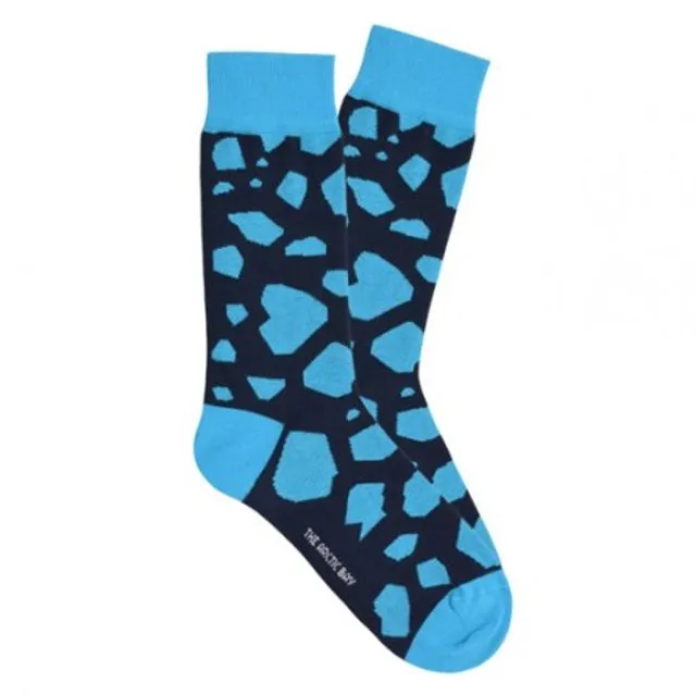 Arctic Melt Socks - Blue/Mint