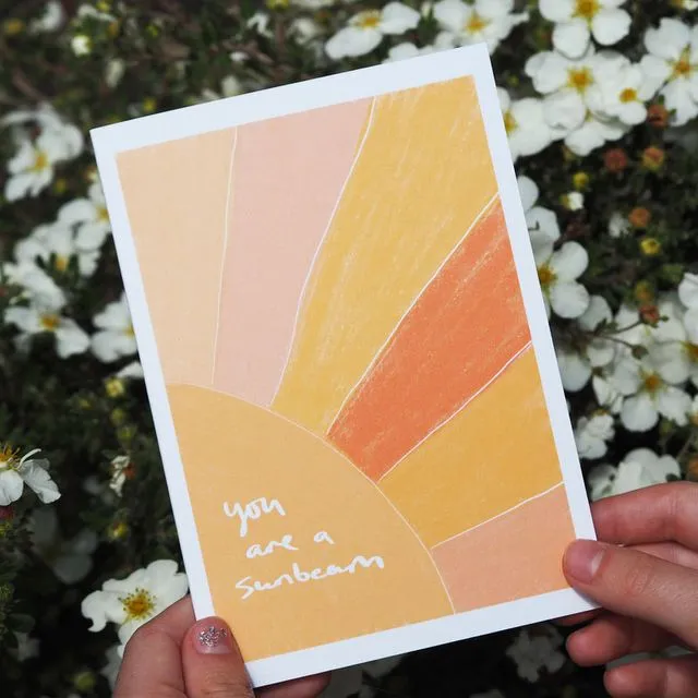 YOU ARE A SUNBEAM FRIENDSHIP CARD - PACK OF 5