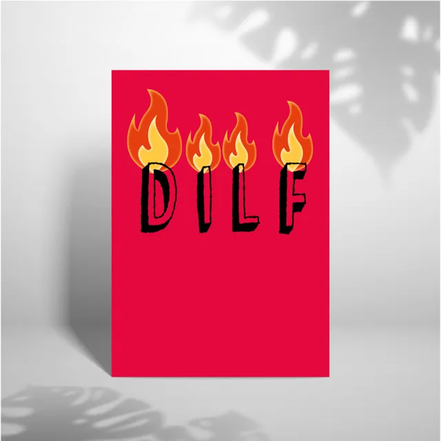 DILF - A5 Greeting Card