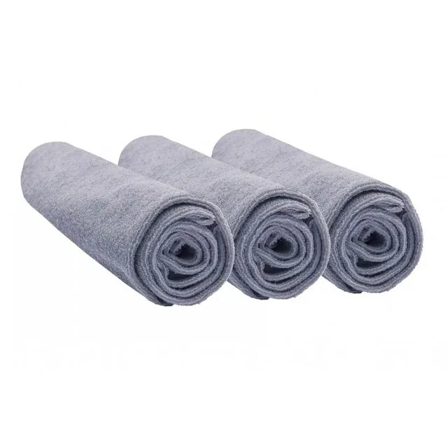 Changing mat cover 50x70 50x75 Cotton terry (Set of 3) - Grey