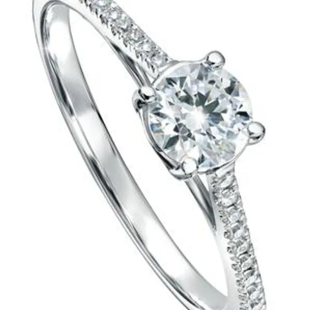The Margot Ring - Created Brilliance 9ct White Gold