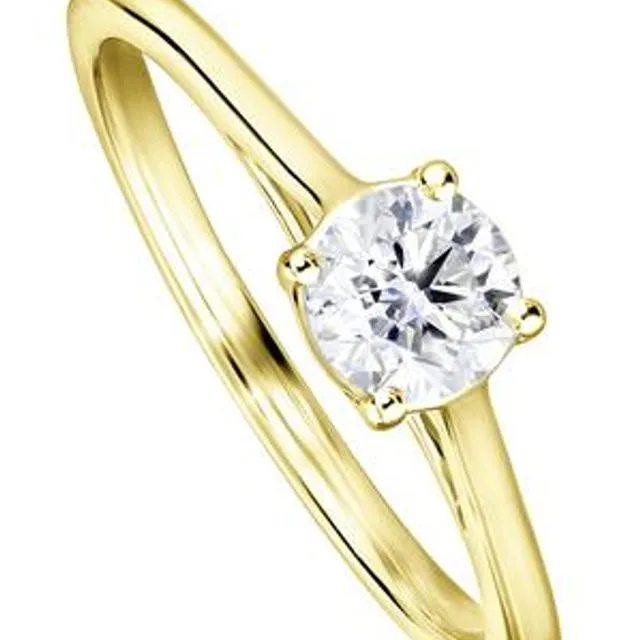 The Celia Ring - Created Brilliance 9ct Yellow Gold
