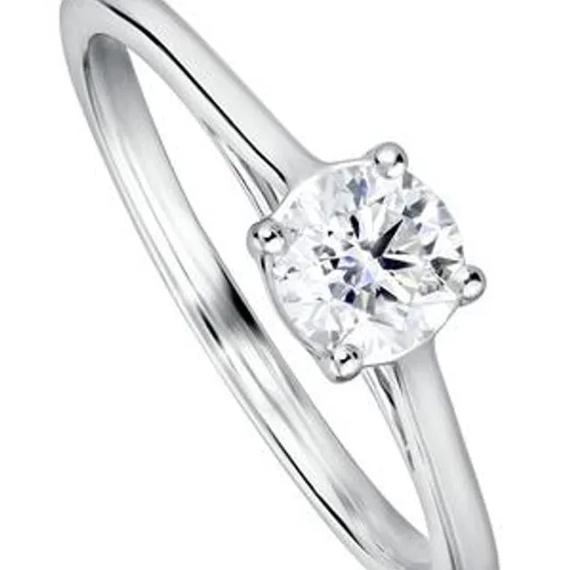 The Celia Ring - Created Brilliance 9ct White Gold