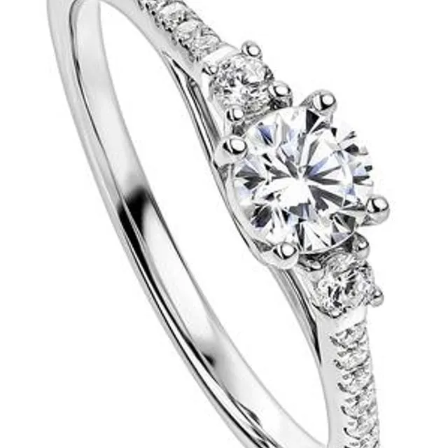The Olivia Ring - Created Brilliance 9ct White Gold