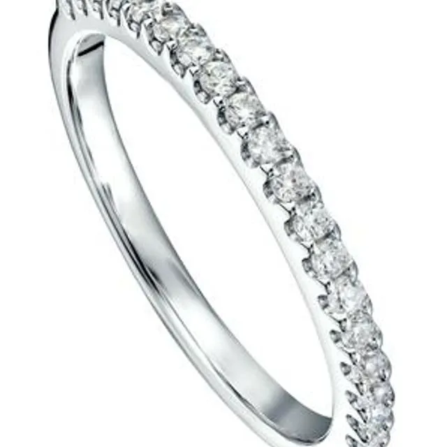 The Odette Ring - Created Brilliance 9ct White Gold