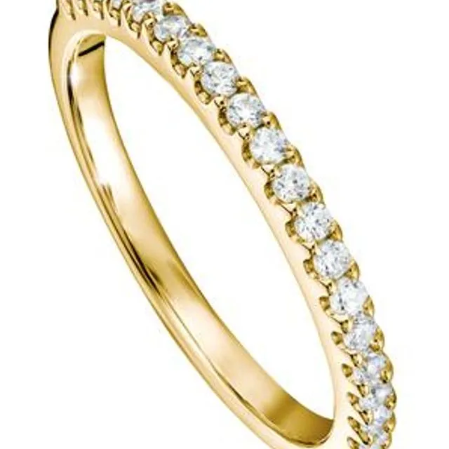 The Odette Ring - Created Brilliance 9ct Yellow Gold