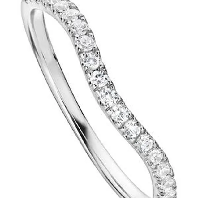 The Layla Ring - Created Brilliance 9ct White Gold