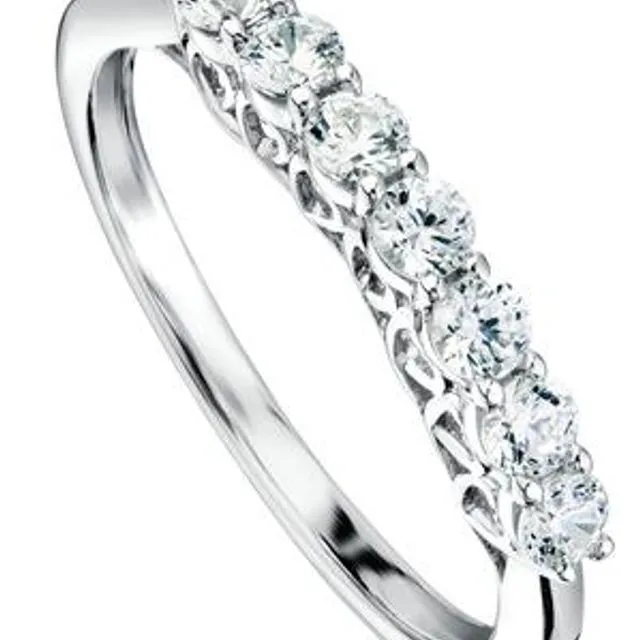 The Nora Ring - Created Brilliance 9ct White Gold