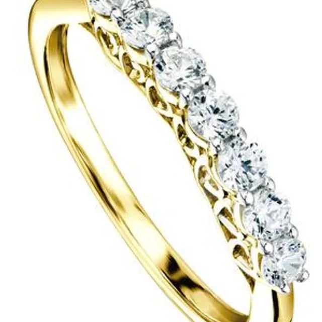 The Nora Ring - Created Brilliance 9ct Yellow Gold