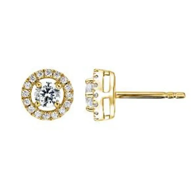 The Orla Earrings - Created Brilliance 9ct Yellow Gold 0.50ct