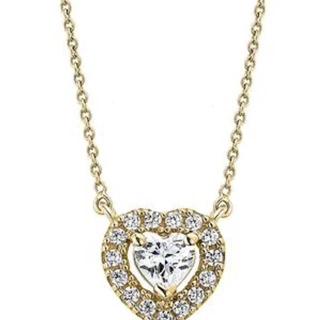 The Tessa Necklace - Created Brilliance 9ct Yellow Gold 0.25ct