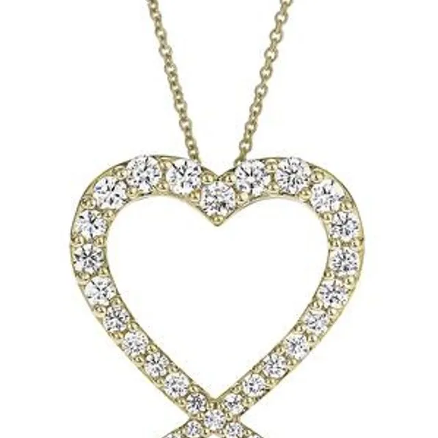 The Liza Necklace - Created Brilliance 9ct Yellow Gold 0.50ct