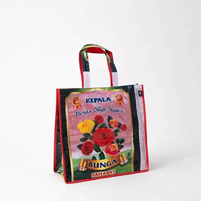 IWAS Super Strong Shopping Bag | Upcycled Rice Bag…