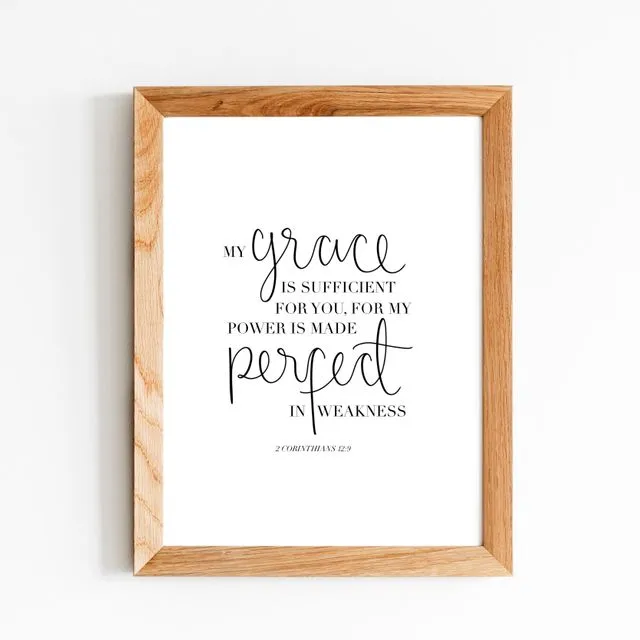 Grace is Sufficient Print