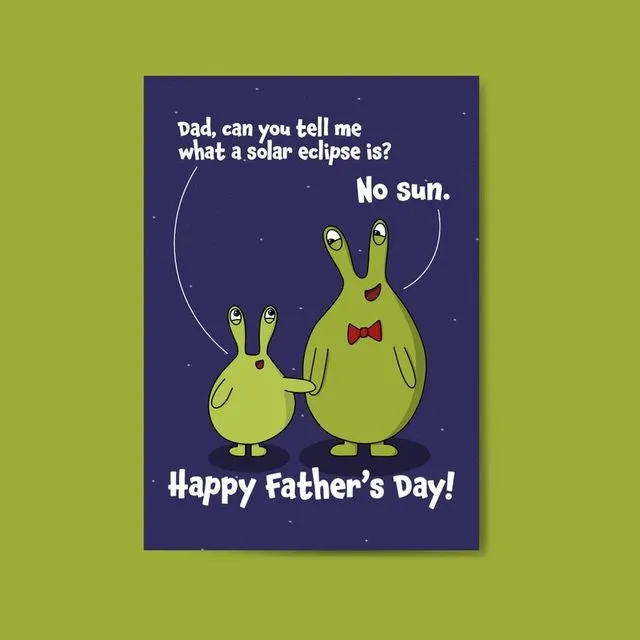 Alien Son Father's Day Card