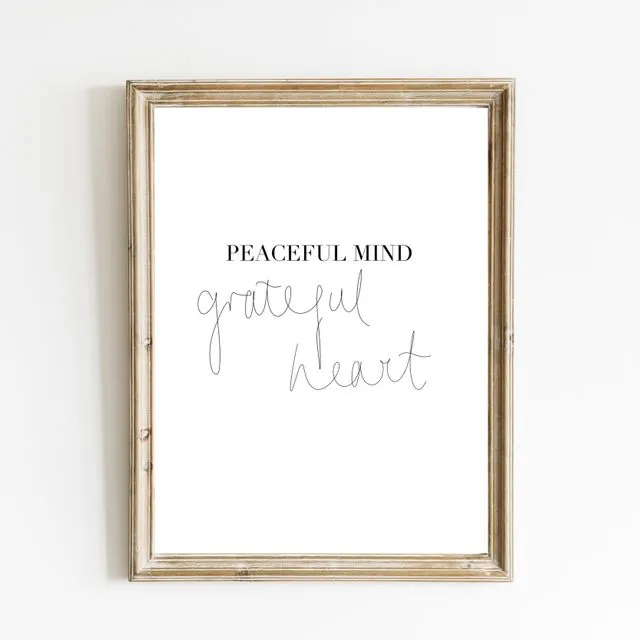 Peaceful Mind Print