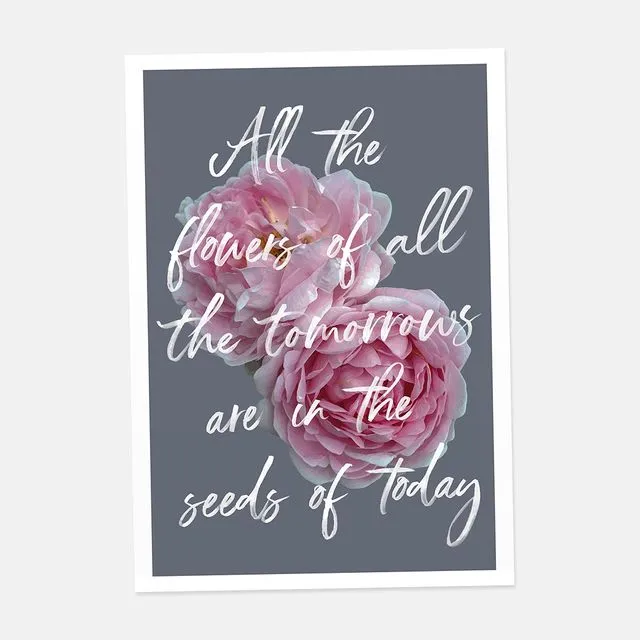 All The Flowers Of Tomorrow art print