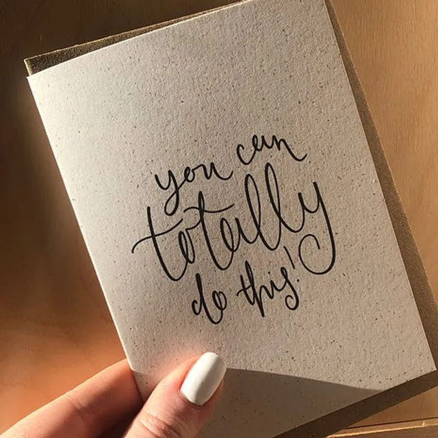 You Can Totally Do This! Card