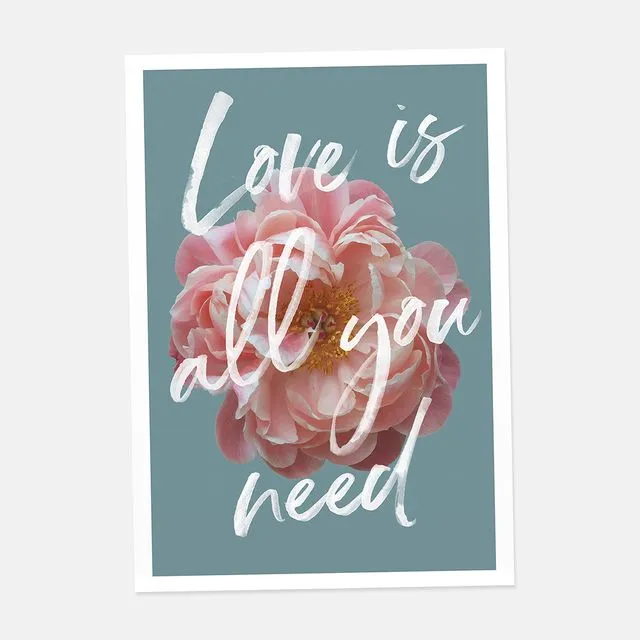 Love Is All You Need art print