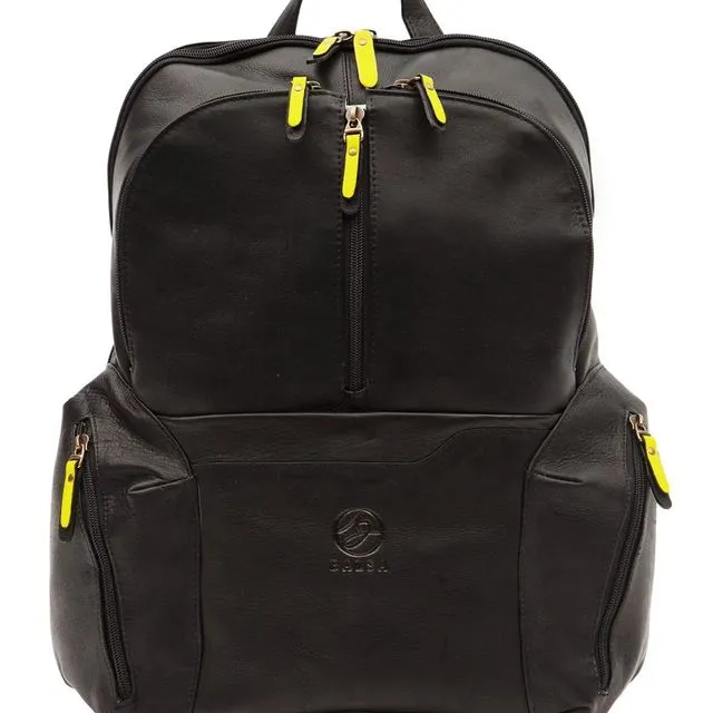 LP Backpack - Black Yellow