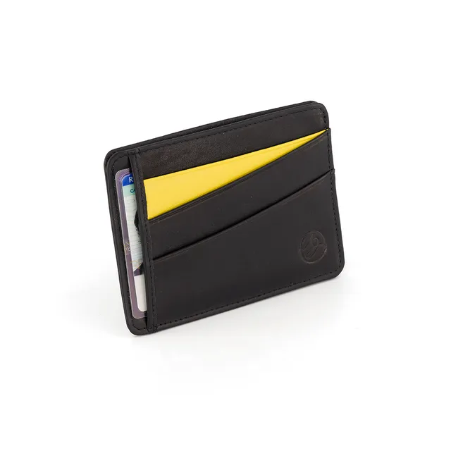 Big Slim Card Holder - Black Yellow