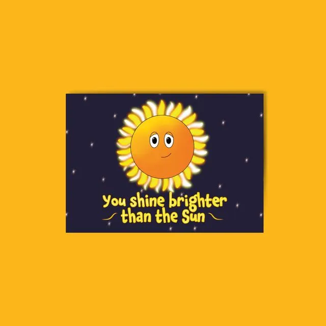 Shine Bright Postcard