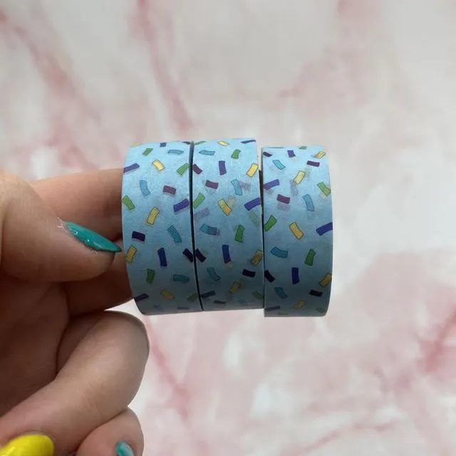 Blue Confetti Washi Tape