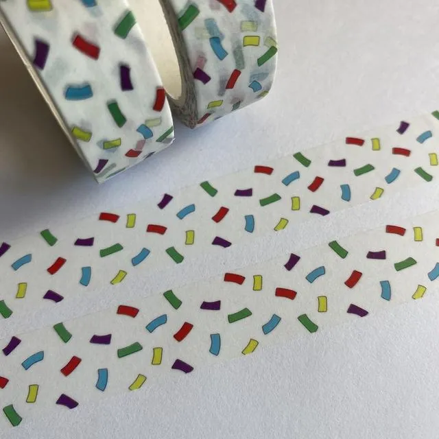 Rainbow Confetti Washi Tape