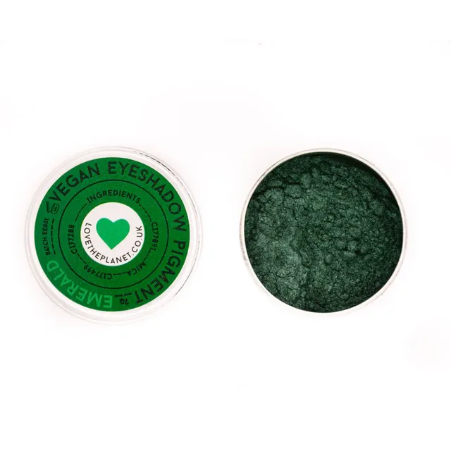 Vegan Mineral Eyeshadow - Emerald - Refillable Tin (2g)