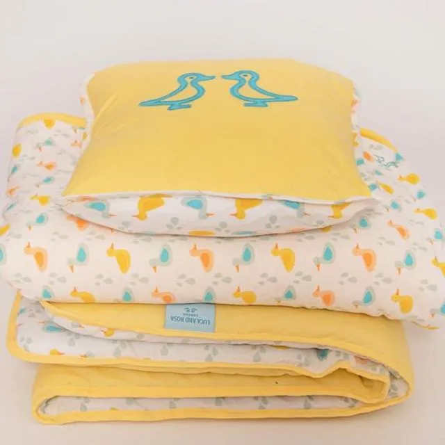 Little Ducks Baby Luxury Cot Bedding Set in Organic Cotton