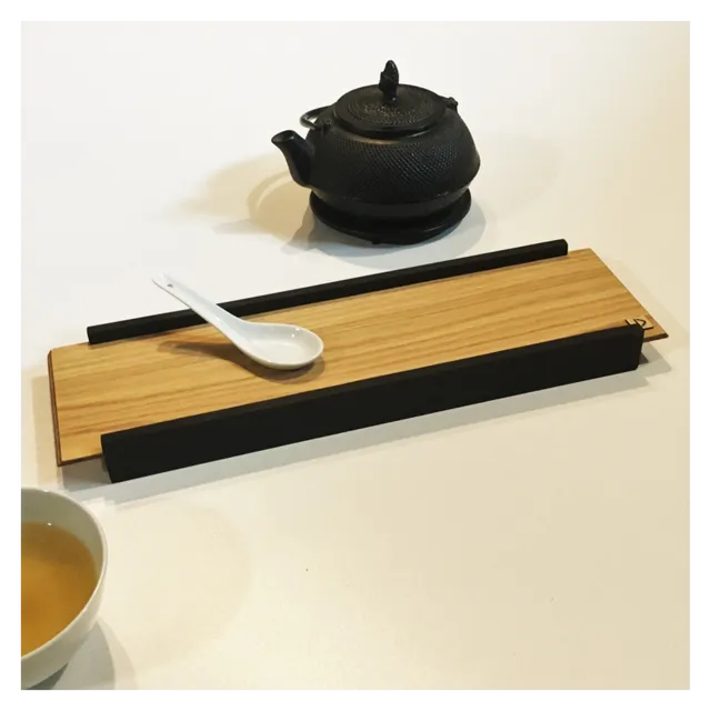 Small wooden presentation tray
