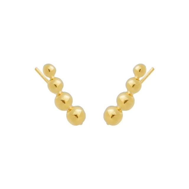 ECLIPSE GOLD CLIMBER EARRINGS