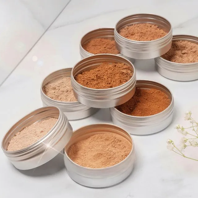 Vegan Mineral Foundation All Shades Pack of 8