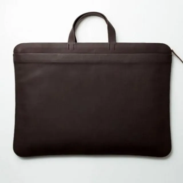 Leather laptop and document bag