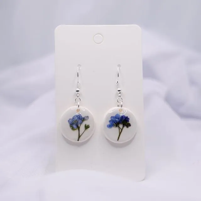 Forget Me Not Earrings - Sterling Silver