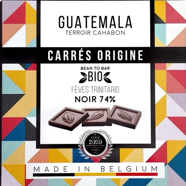 CARRES Origine Box - Guatemala Dark 74% (Pack of 12)