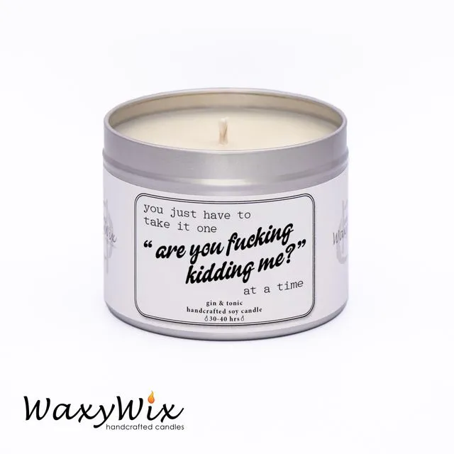 You just have to take it... funny candles for friends- handmade vegan soy wax candle - 225 ml
